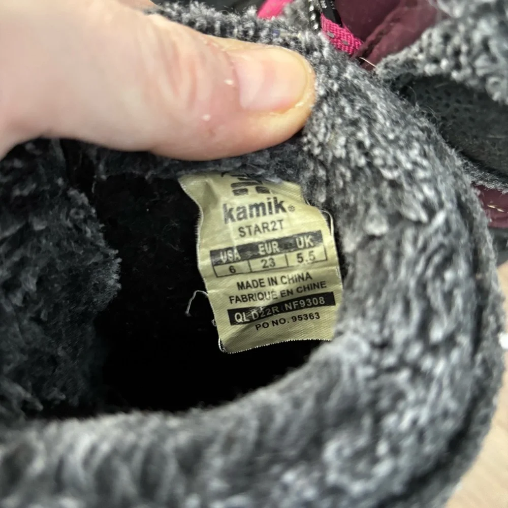 Kamik Star Infant Baby Insulated Winter Boots Size 6